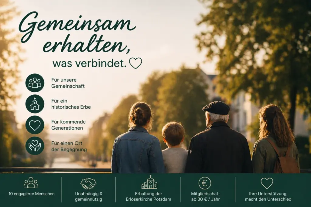 Wer steckt dahinter? Der Förderverein Erlöserkirche Potsdam stellt sich vor